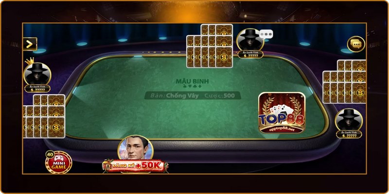 Mậu Binh là game hot ở TOP88 được yêu thích thử sức chinh phục