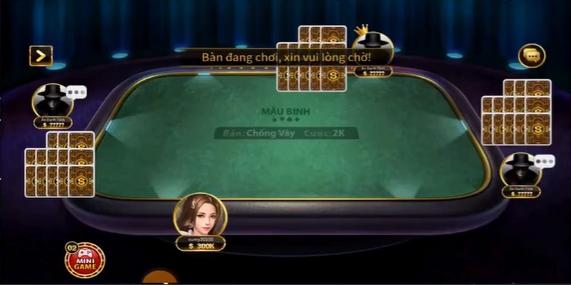 Giao diện game Mậu Binh TOP88 được nhận xét dễ sử dụng